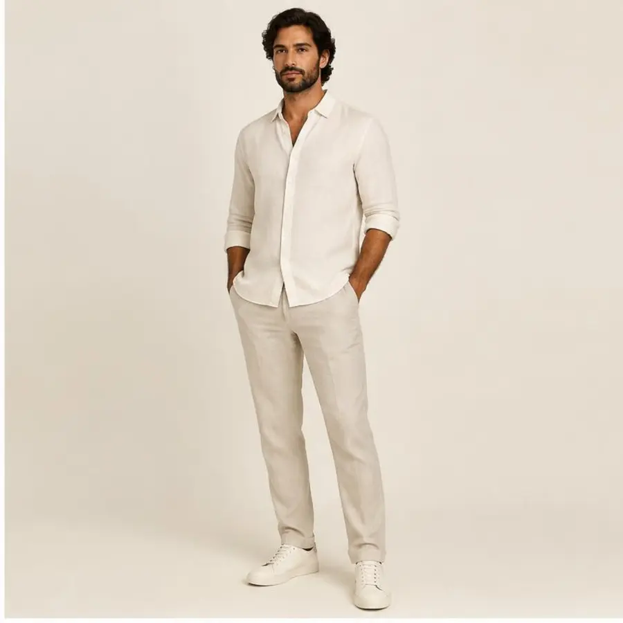 Camisa Masculina de Linho
