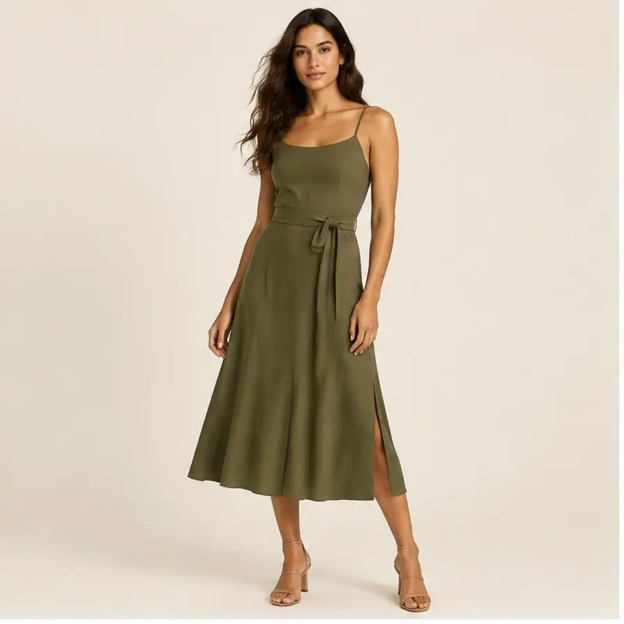 Vestido Midi Oliva